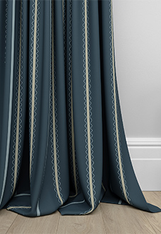 The British Stripe Co. Alfred, Polzeath No.1 - Made to Measure Curtains